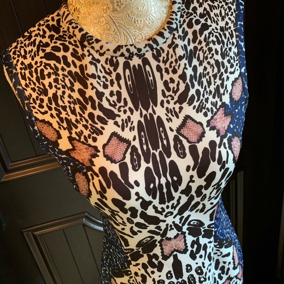 Yigal Azrouel Animal Print Scuba Dress - Picture 4 of 7